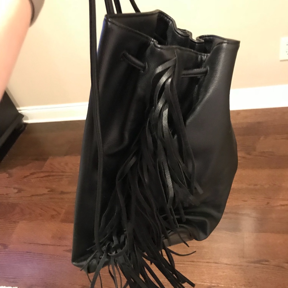 Victoria’s Secret black bucket bag